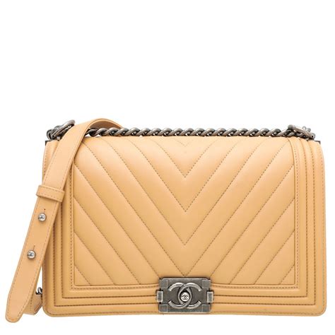 chanel le boy chevron new medium color|Chanel bag fashion.